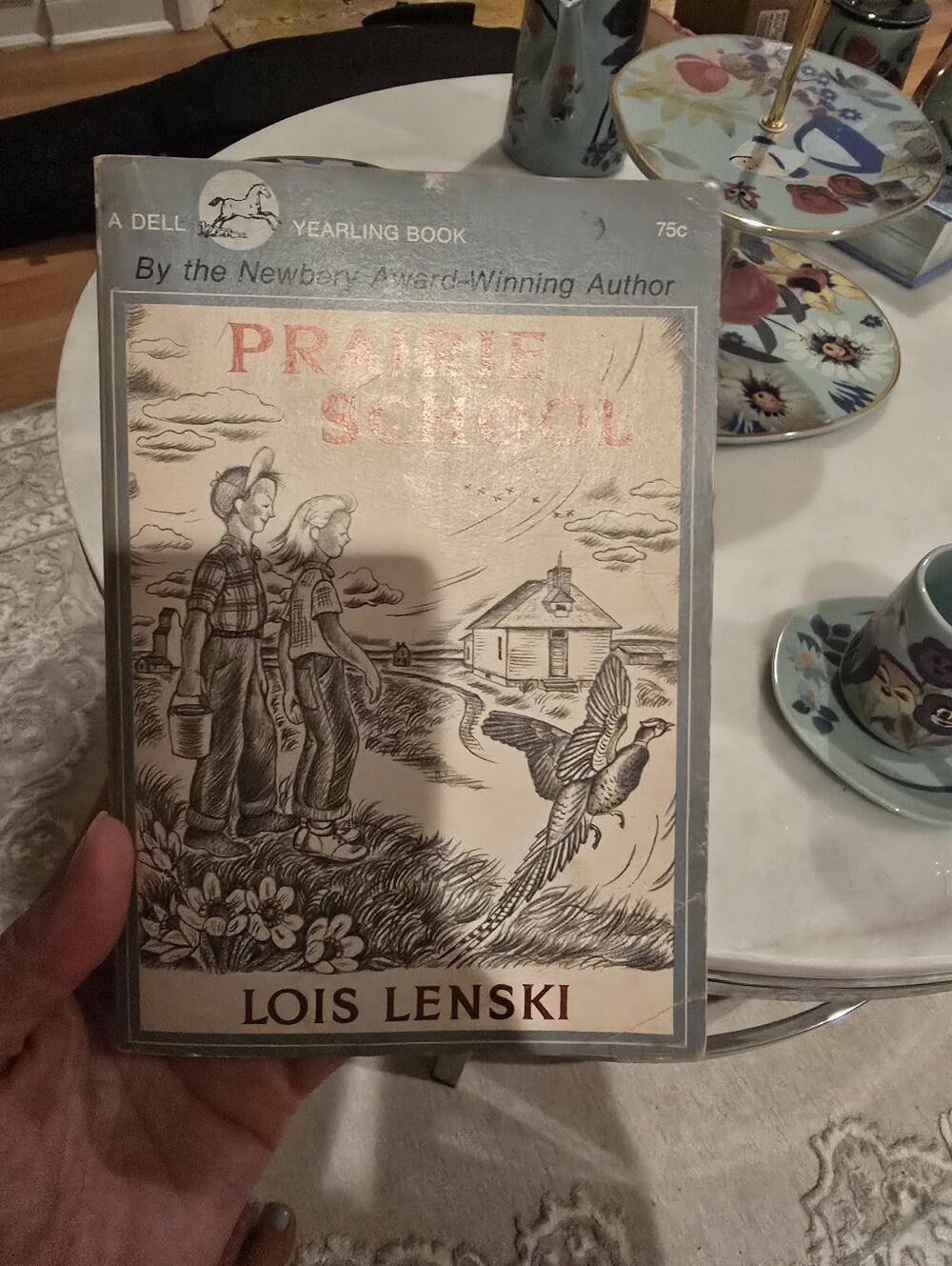 Prairie School by Lois Lenski - Illustrated Vintage Paperback (Blue Cover) 1967